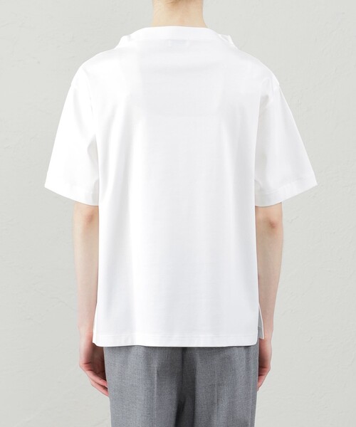MACKINTOSH PHILOSOPHY(マッキントッシュ フィロソフィー)の「ボトルネックTシャツ(Tシャツ/カットソー・レディース・ダークネイビー/オフホワイト/チャコールグレー・36/38)」の9枚目の写真