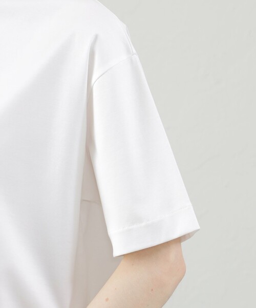 MACKINTOSH PHILOSOPHY(マッキントッシュ フィロソフィー)の「ボトルネックTシャツ(Tシャツ/カットソー・レディース・ダークネイビー/オフホワイト/チャコールグレー・36/38)」の10枚目の写真