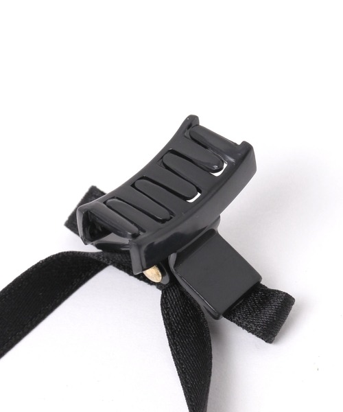 GLOBAL WORK(グローバルワーク)の「ロングリボンクリップ/AND YUA ANY/130409(バレッタ/ヘアクリップ・キッズ・オフホワイト/ブラック・FREE)」の7枚目の写真