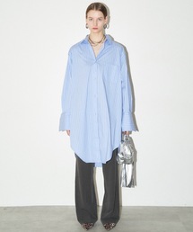 Multi way stripe shirt / マルチウェイストライプシャツ