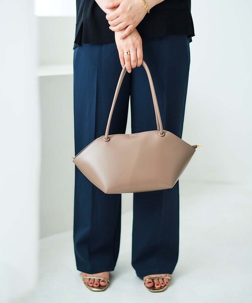 le.coeur blanc（ルクールブラン）の「横長バスケットトート（トートバッグ・レディース・ベージュ/ブラック・FREE）」の8枚目の写真