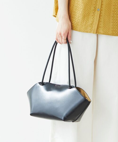 le.coeur blanc（ルクールブラン）の「横長バスケットトート（トートバッグ・レディース・ベージュ/ブラック・FREE）」の12枚目の写真