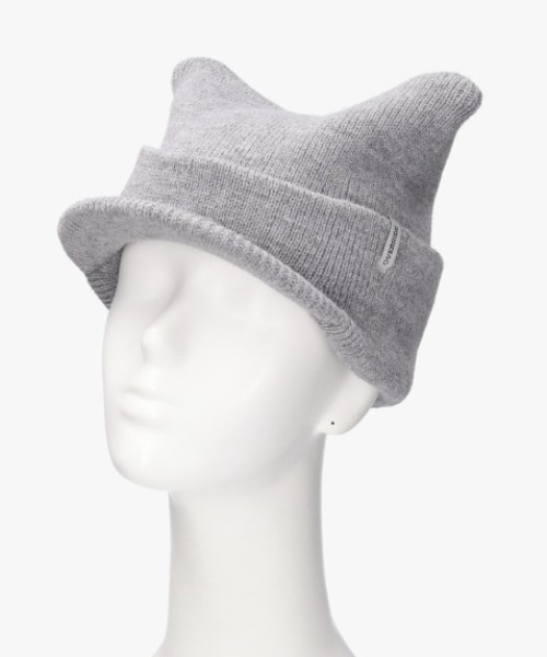 OVERRIDE(オーバーライド)の「OVERRIDE KNIT CAT OSLO CAP SG / オーバーライド(キャップ・レディース・ダークブルー/パープル/ブラック/グレー・57~59cm)」の3枚目の写真