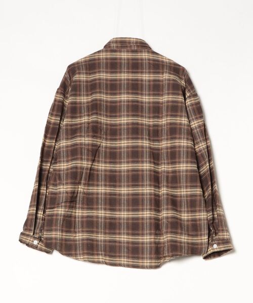 NEW GENTLEMAN(ニュージェントルマン)の「ランガムチェック オーバーサイズシャツ(シャツ/ブラウス・メンズ・ネイビー/ブラウン・M/L)」の19枚目の写真