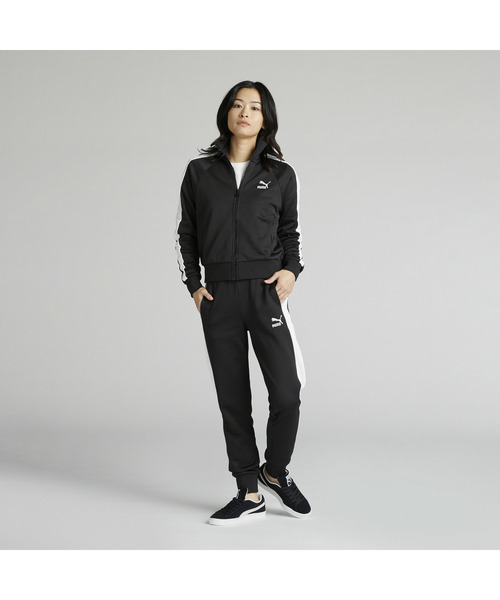 PUMA(プーマ)の「PUMA プーマ ウィメンズ ICONIC T7 トラックジャケット(ジャージ・レディース・ブラック/グリーン・SMALL/X-LARGE/LARGE/MEDIUM)」の7枚目の写真