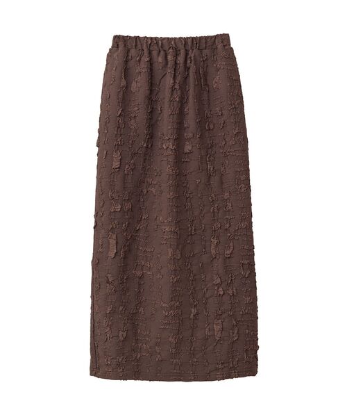 Sugar spoon（シュガースプーン）の「・SUGAR SPOON ジャカードチェックナロースカート（スカート・レディース・アイボリー/ブラック/ブラウン・FREE）」の17枚目の写真