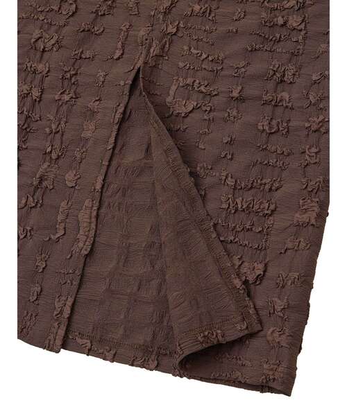 Sugar spoon（シュガースプーン）の「・SUGAR SPOON ジャカードチェックナロースカート（スカート・レディース・アイボリー/ブラック/ブラウン・FREE）」の22枚目の写真