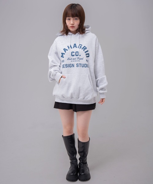 セール】『mahagrid/マハグリッド』 ARCH LOGO HOODIE