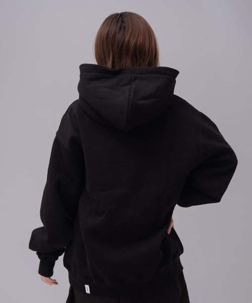 MAHAGRID(マハグリッド)の「『mahagrid/マハグリッド』 ARCH LOGO HOODIE/アーチロゴ プルオーバーパーカー(パーカー・レディース・ライトグレー/グリーン/ブラック・L/M)」の14枚目の写真
