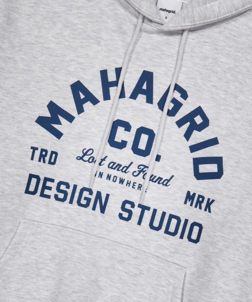 MAHAGRID(マハグリッド)の「『mahagrid/マハグリッド』 ARCH LOGO HOODIE/アーチロゴ プルオーバーパーカー(パーカー・レディース・ライトグレー/グリーン/ブラック・L/M)」の20枚目の写真