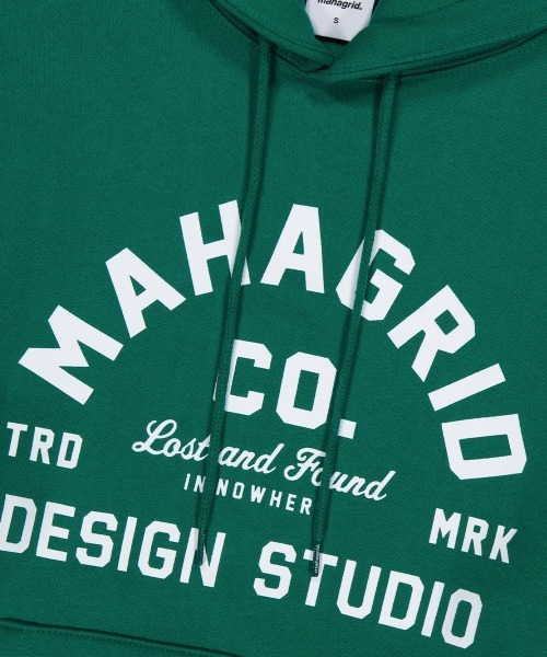 セール】『mahagrid/マハグリッド』 ARCH LOGO HOODIE