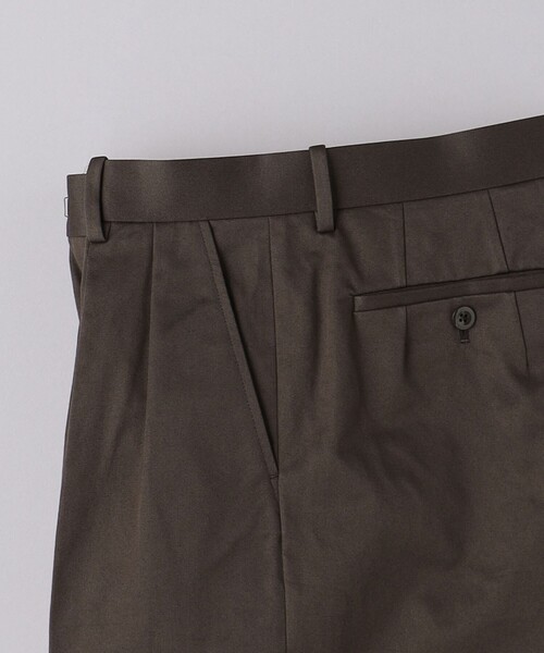 SCYE BASICS(サイベーシックス)の「<SCYE BASICS> CHINO TROUSERS/チノトラウザーズ(チノパンツ・メンズ・ダークブラウン/ネイビー・40/38/36)」の4枚目の写真