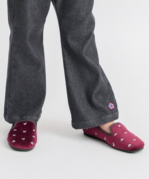 BREEZE(ブリーズ)の「ハートシシュウローファー(パンプス・キッズ・ブラック/エンジ・19/18/17/16/15 /14)」の1枚目の写真