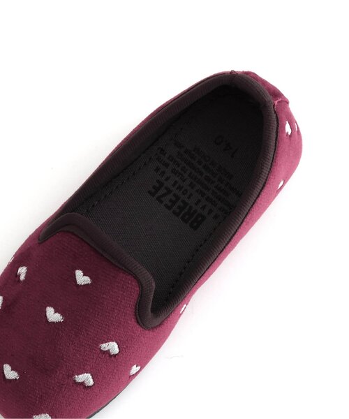 BREEZE(ブリーズ)の「ハートシシュウローファー(パンプス・キッズ・ブラック/エンジ・19/18/17/16/15 /14)」の8枚目の写真