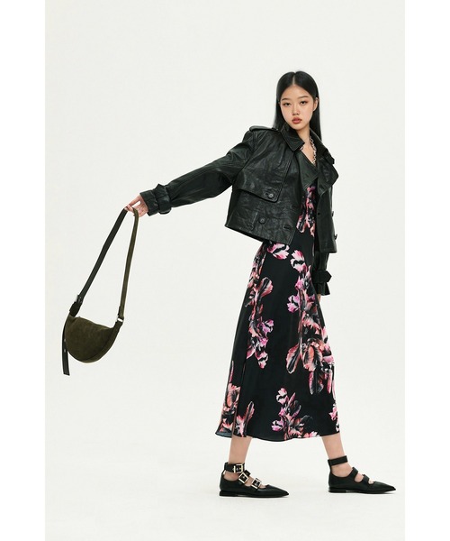 ALLSAINTS（オールセインツ）の「HENDRY CROPPED LEATHER TRENCH