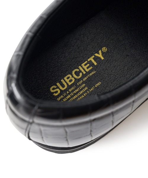 Subciety（サブサエティ）の「CROCODILE DRESS SNEAKER（スニーカー・メンズ・ブラック・SMALL/MEDIUM/LARGE/X-LARGE）」の6枚目の写真