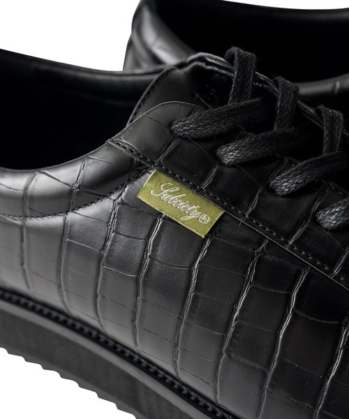 Subciety（サブサエティ）の「CROCODILE DRESS SNEAKER（スニーカー・メンズ・ブラック・SMALL/MEDIUM/LARGE/X-LARGE）」の7枚目の写真