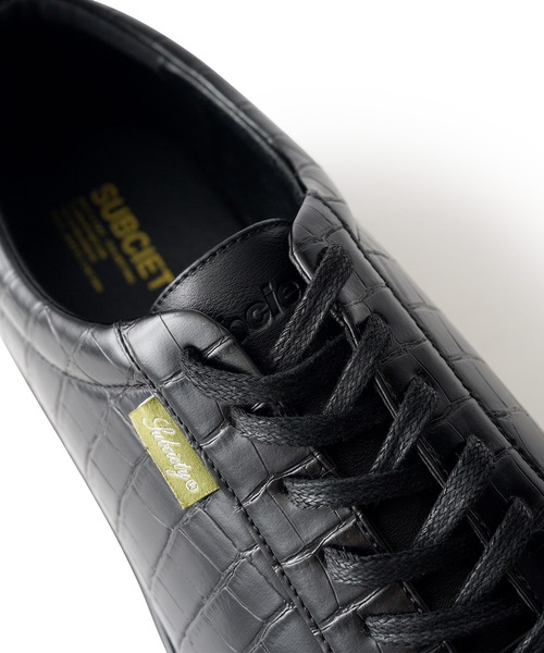 Subciety（サブサエティ）の「CROCODILE DRESS SNEAKER（スニーカー・メンズ・ブラック・SMALL/MEDIUM/LARGE/X-LARGE）」の8枚目の写真