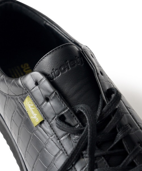 Subciety（サブサエティ）の「CROCODILE DRESS SNEAKER（スニーカー・メンズ・ブラック・SMALL/MEDIUM/LARGE/X-LARGE）」の9枚目の写真
