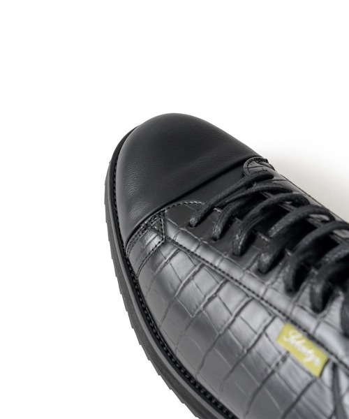 Subciety（サブサエティ）の「CROCODILE DRESS SNEAKER（スニーカー・メンズ・ブラック・SMALL/MEDIUM/LARGE/X-LARGE）」の10枚目の写真