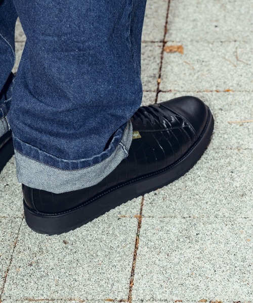 Subciety（サブサエティ）の「CROCODILE DRESS SNEAKER（スニーカー・メンズ・ブラック・SMALL/MEDIUM/LARGE/X-LARGE）」の20枚目の写真