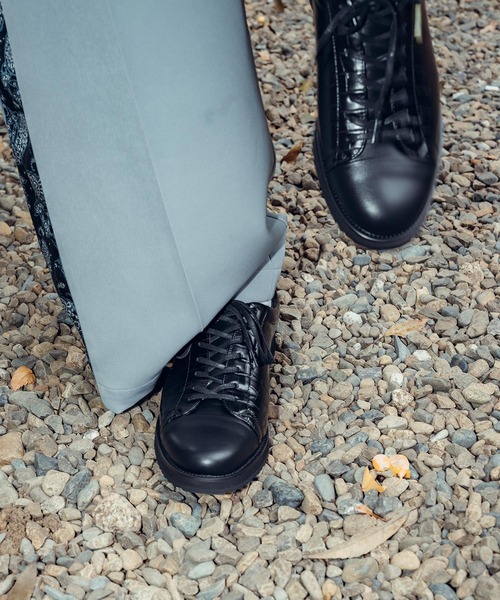 Subciety（サブサエティ）の「CROCODILE DRESS SNEAKER（スニーカー・メンズ・ブラック・SMALL/MEDIUM/LARGE/X-LARGE）」の17枚目の写真