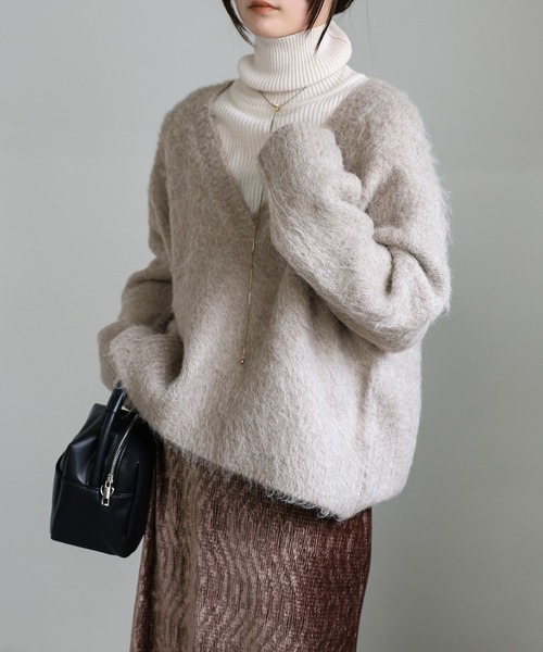 セール】ウール混Vネックトップス（ニット/セーター）｜select MOCA