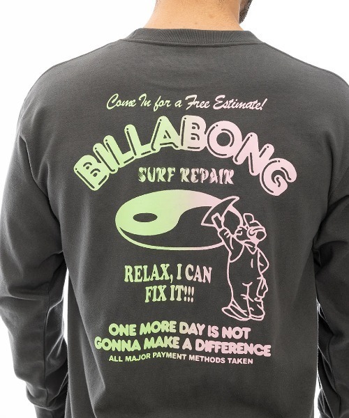 BILLABONG(ビラボン)の「BILLABONG メンズ R STYLE ロンT 【2024年秋冬モデル】/ビラボンバックプリント長袖ロンT(Tシャツ/カットソー・メンズ・グリーン系その他/ホワイト系その他/チャコールグレー/イエロー系その他・X-LARGE/LARGE/MEDIUM)」の16枚目の写真