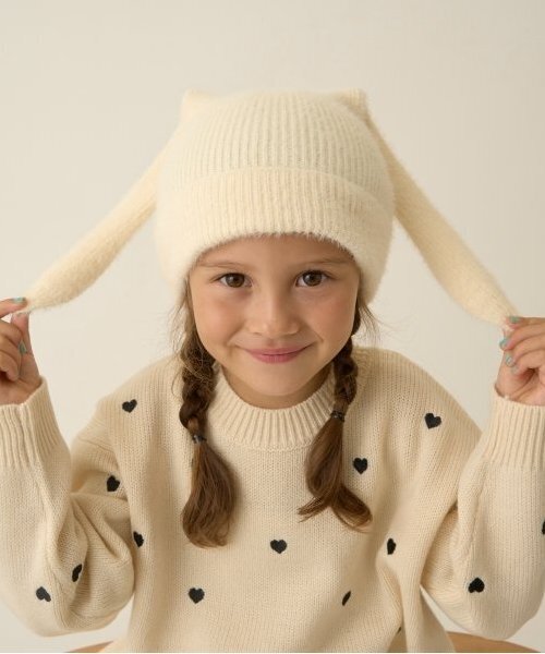 セール】うさ耳ニットキャップ（ニットキャップ/ビーニー）｜Lycee