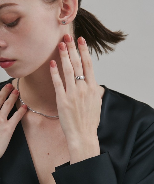 ciite' surgical stainless(シーテサージカルステンレス)の「【 金属アレルギー対応 】 キルティング デザインリング サージカルステンレス(リング・レディース・シルバー/ゴールド・11号/13号/15号/9号)」の14枚目の写真