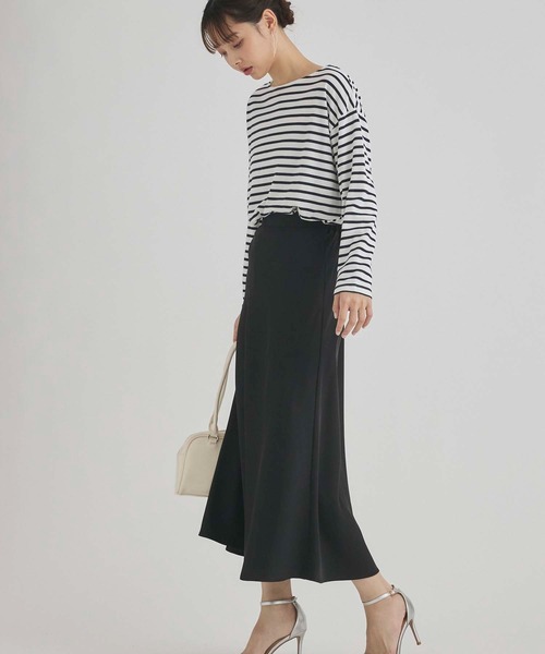 fifth（フィフス）の「サテンマーメイドスカート（スカート・レディース・ブラック/ピンク系その他3/チャコールグレー/ブルー・M/S）」の5枚目の写真