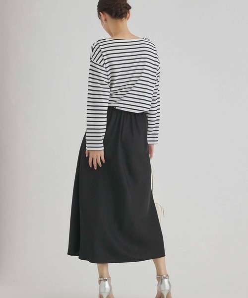 fifth（フィフス）の「サテンマーメイドスカート（スカート・レディース・ブラック/ピンク系その他3/チャコールグレー/ブルー・M/S）」の6枚目の写真