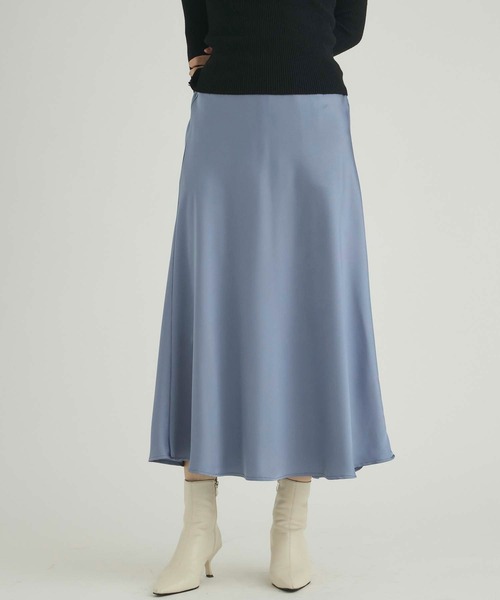 fifth（フィフス）の「サテンマーメイドスカート（スカート・レディース・ブラック/ピンク系その他3/チャコールグレー/ブルー・M/S）」の12枚目の写真