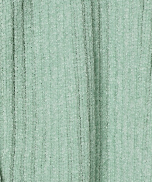 PAGEBOY（ページボーイ）の「ベロアモールコンパクトカーディガン（カーディガン/ボレロ・レディース・オフホワイト/オレンジ/グリーン系その他/ブラック・FREE）」の5枚目の写真