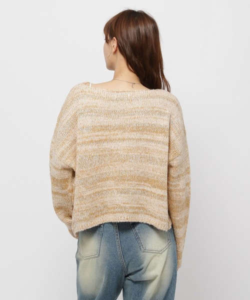 3.3 Field Trip （3.3フィールドトリップ）の「3.3 Field Trip／スピングルTOPS（ニット/セーター・レディース・ベージュ/グレー・FREE）」の11枚目の写真