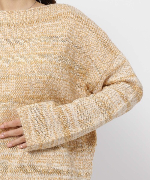 3.3 Field Trip （3.3フィールドトリップ）の「3.3 Field Trip／スピングルTOPS（ニット/セーター・レディース・ベージュ/グレー・FREE）」の18枚目の写真