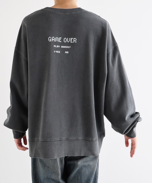 ANME(アンメ)の「CRONYロゴプリント裏毛スウェットトップス(スウェット・レディース・ブラック系その他/ブラック系その他2・M/L/XL)」の11枚目の写真
