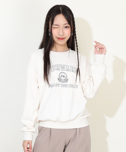 PINKHUNT ピンクハント カレッジロゴ トレーナー 0033K