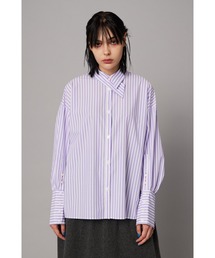 Asymmetry collar shirt アシンメトリーカラーシャツ