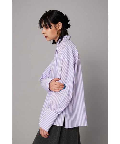 Asymmetry collar shirt アシンメトリーカラーシャツ（シャツ