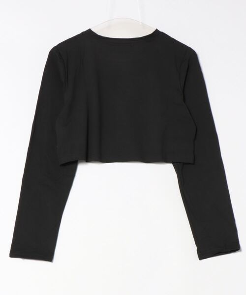 Ritzy（リッツィー）の「ショート丈 無地ロンT（Tシャツ/カットソー・レディース・ホワイト/ブラック/ブルー・FREE）」の11枚目の写真