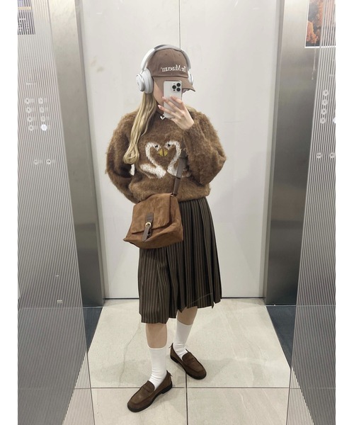 セール】モヘアタッチスワンニット（ニット/セーター）｜WC（ダブル