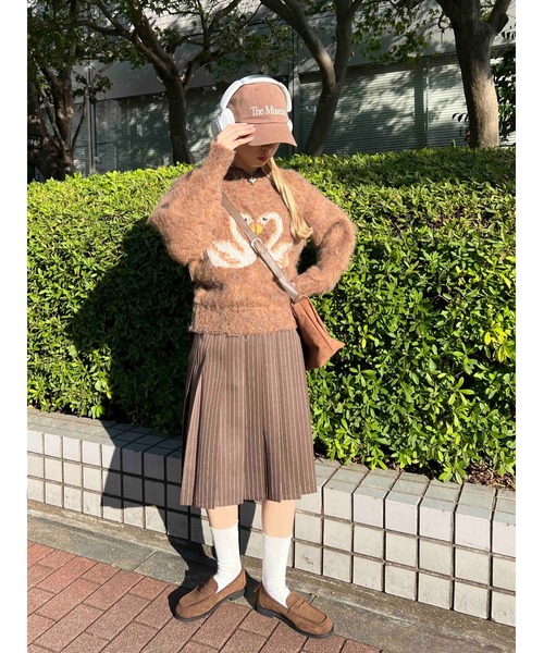 セール】モヘアタッチスワンニット（ニット/セーター）｜WC（ダブル