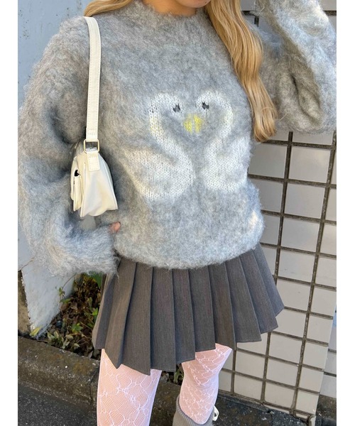 セール】モヘアタッチスワンニット（ニット/セーター）｜WC（ダブル