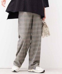 レディースのその他パンツ（グレー/灰色系・チェック柄