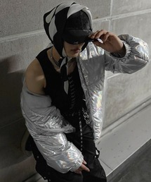 シャイニー中綿スタンドブルゾン