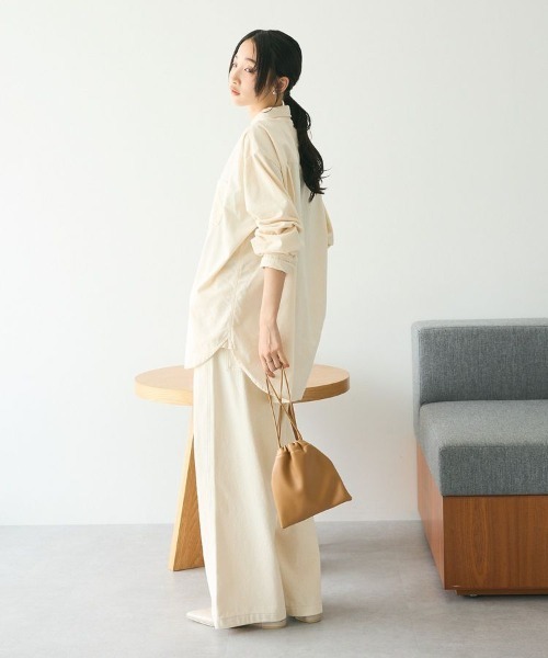 CRAFT STANDARD BOUTIQUE(クラフトスタンダードブティック)の「コーデュロイシャツ(シャツ/ブラウス・レディース・キャメル/ブラック/アイボリー・FREE)」の12枚目の写真