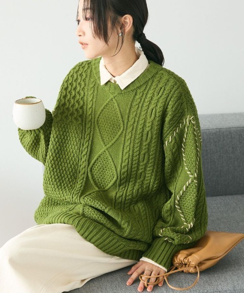 CRAFT STANDARD BOUTIQUE(クラフトスタンダードブティック)の「コーデュロイシャツ(シャツ/ブラウス・レディース・キャメル/ブラック/アイボリー・FREE)」の14枚目の写真