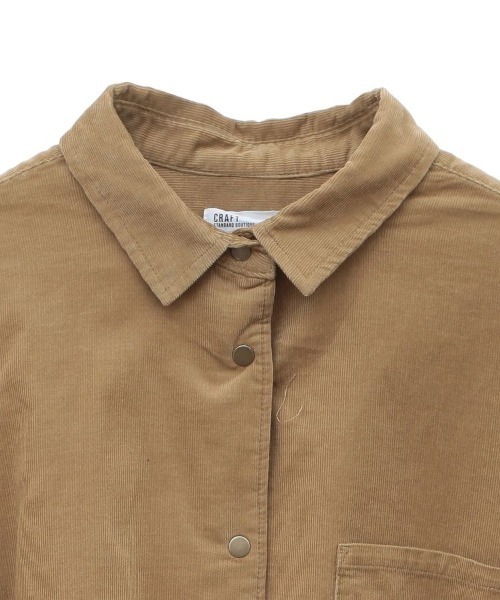 CRAFT STANDARD BOUTIQUE(クラフトスタンダードブティック)の「コーデュロイシャツ(シャツ/ブラウス・レディース・キャメル/ブラック/アイボリー・FREE)」の22枚目の写真