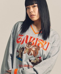 GALLIS ADDICTION | GARISU-チル友Vネックトレーナー(スウェット)